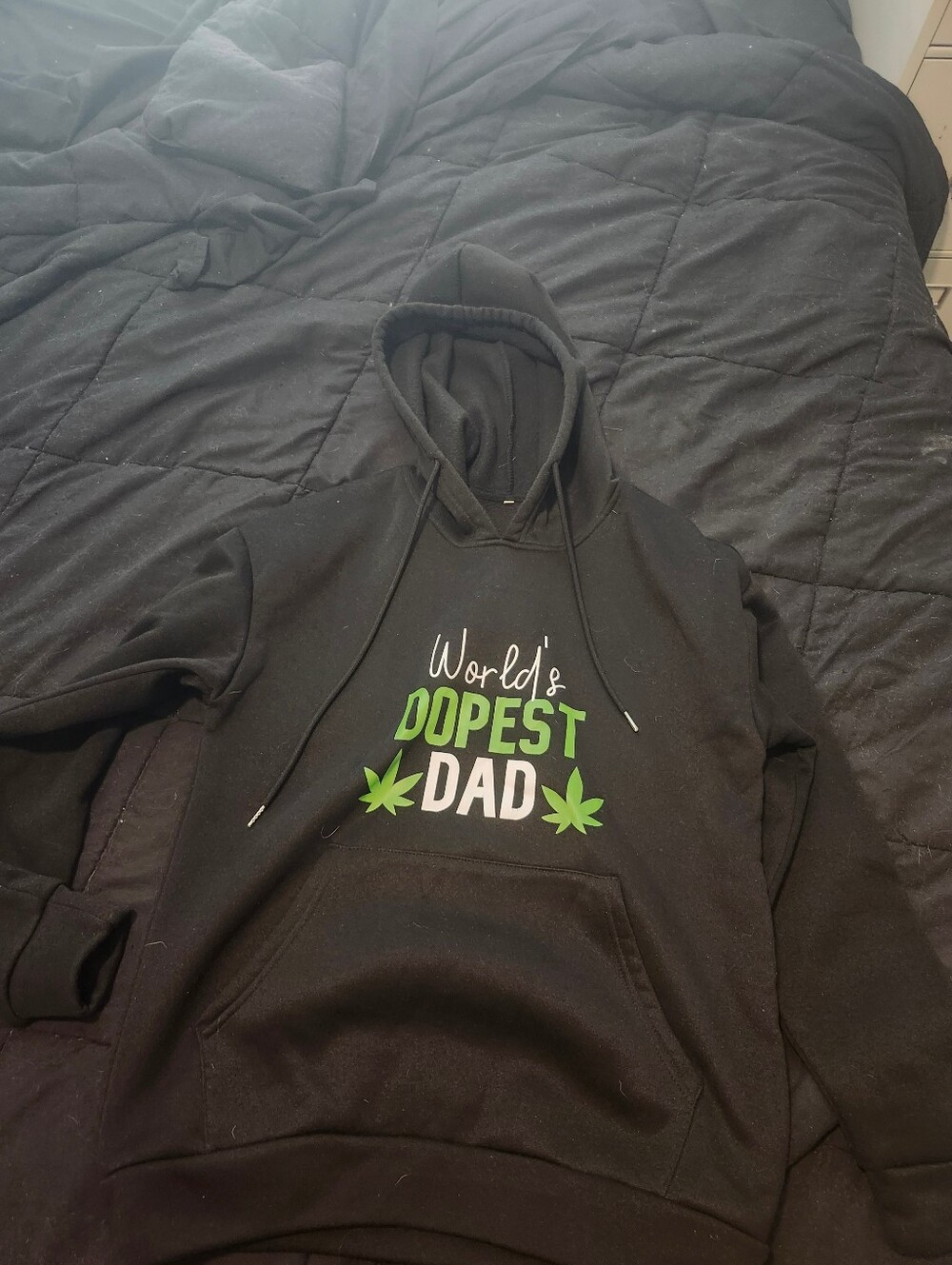 Worlds Dopest Dad Mens Hoodie Size XL
